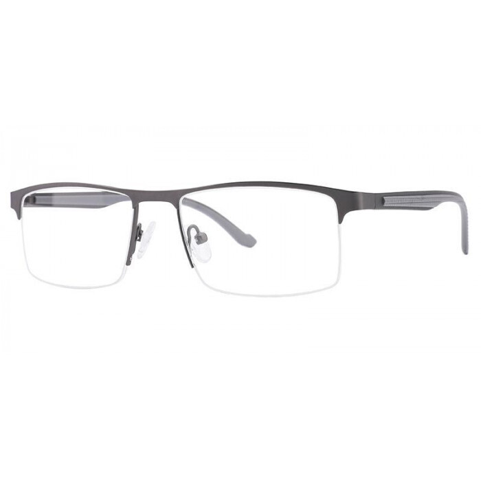URBAN 10 Gunmetal Half Rimmed Glasses