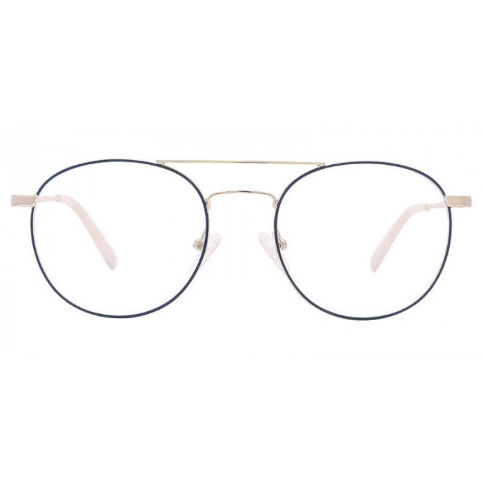 URBAN 20 Silver And Blue Double Bridge Glasses