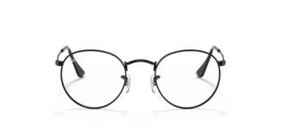 Ray Ban RX3447V Round Metal Matte Black Glasses