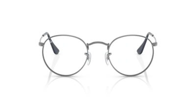 Ray Ban RX3447V Round Metal Arista Glasses Gunmetal