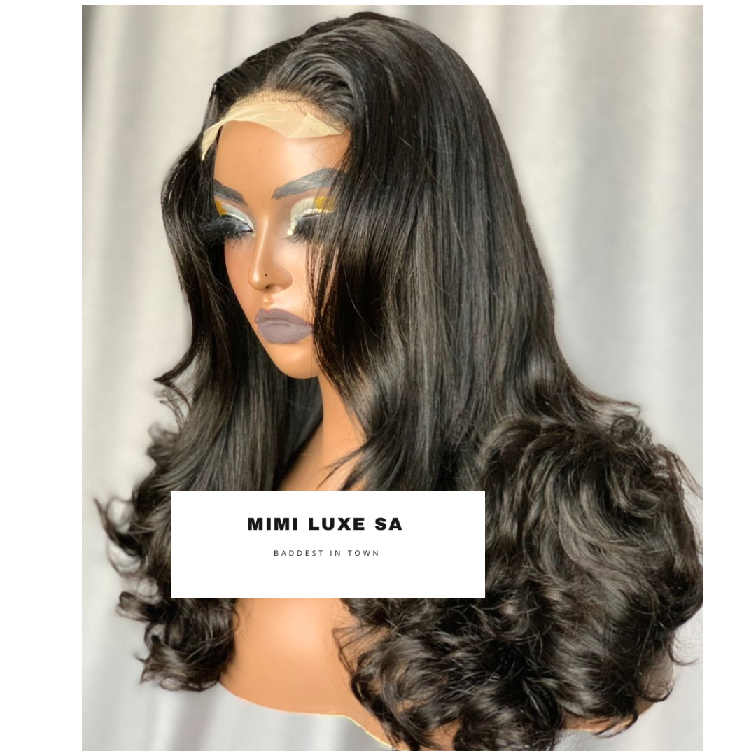 16 Inch  straight lose curly wig