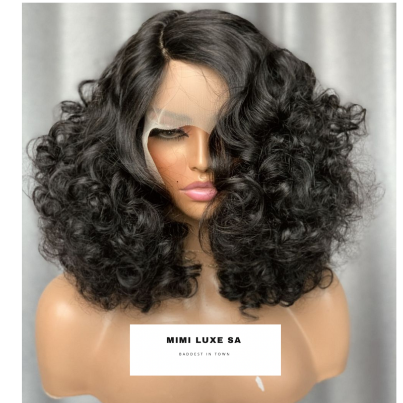 16 Inch  Bouncy Curly Wig