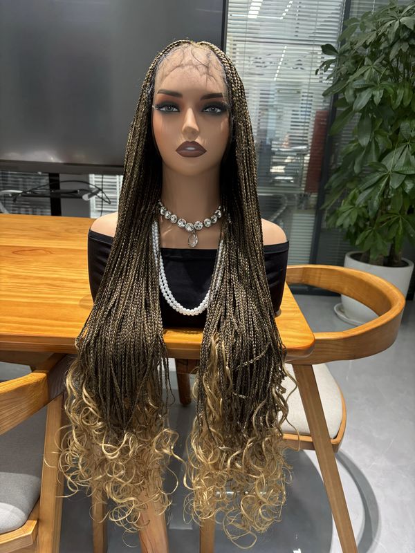 Knotless Braided Ombre Wig (36 INCH) 
