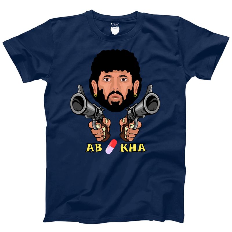 Dadhiwala Unisex T-shirt | Ab Goli Kha | Gabbar Sholay |100% cotton | T-shirt for Men &amp; Women I Unisex