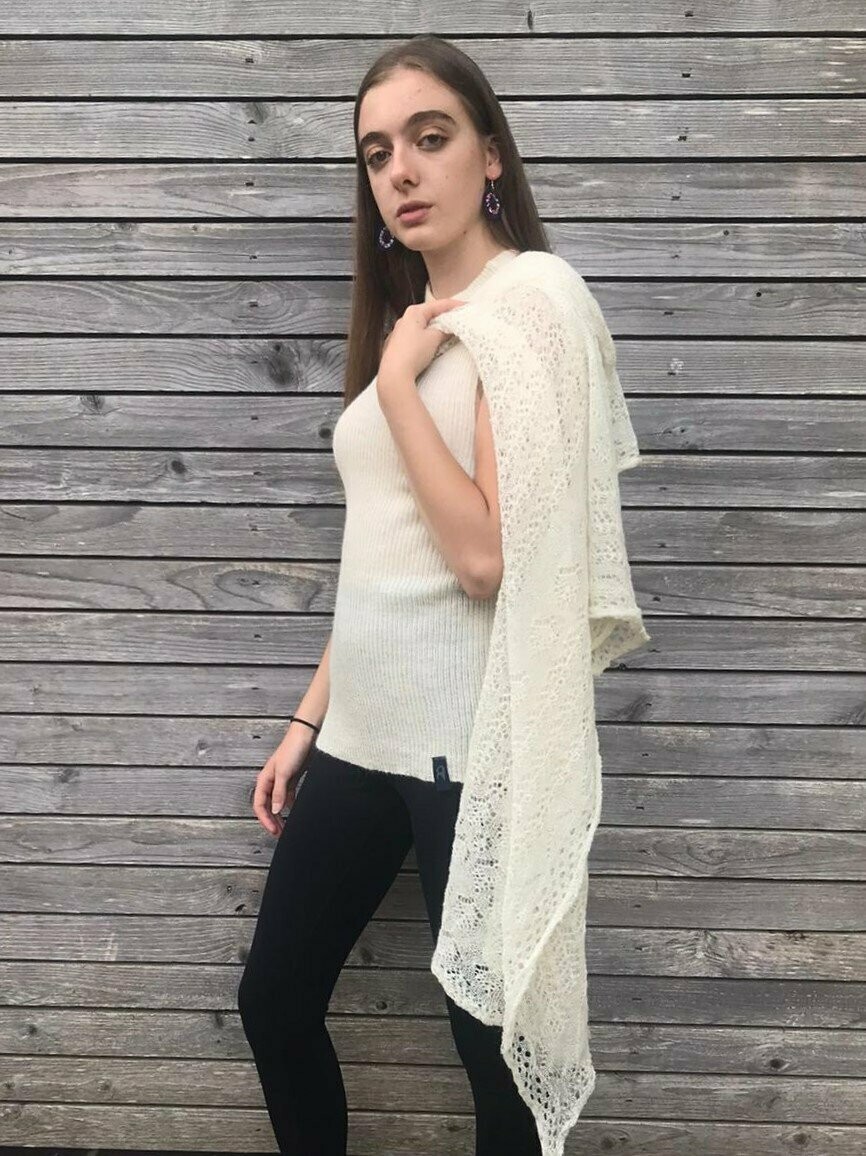 EXMOOR HEIRLOOM  ALPACA SHAWL