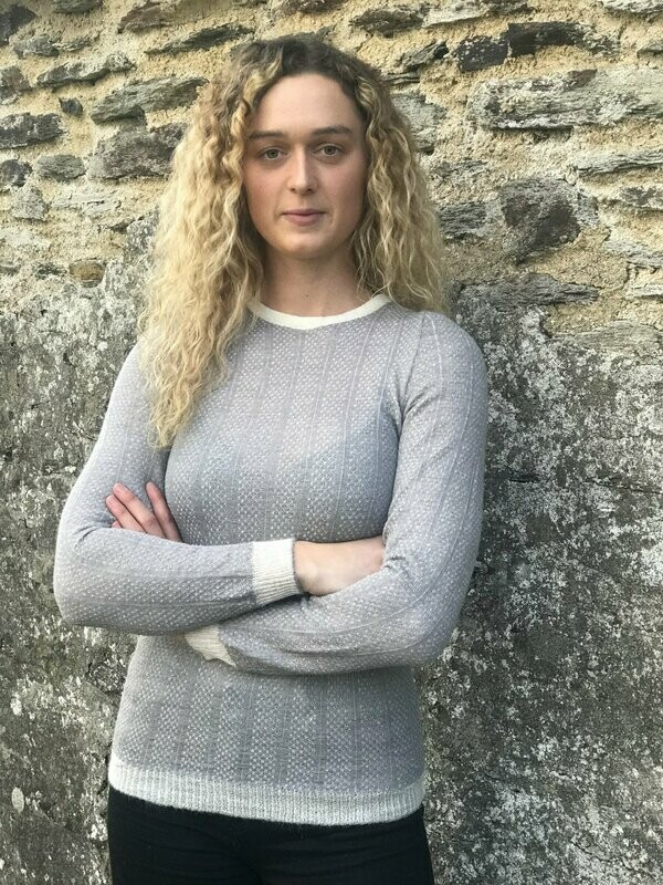 MONKSILVER ALPACA  SILK  BODYFIT JUMPER