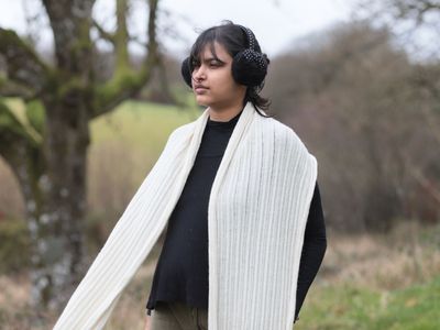 EXMOOR OVERSIZED ALPACA SCARF