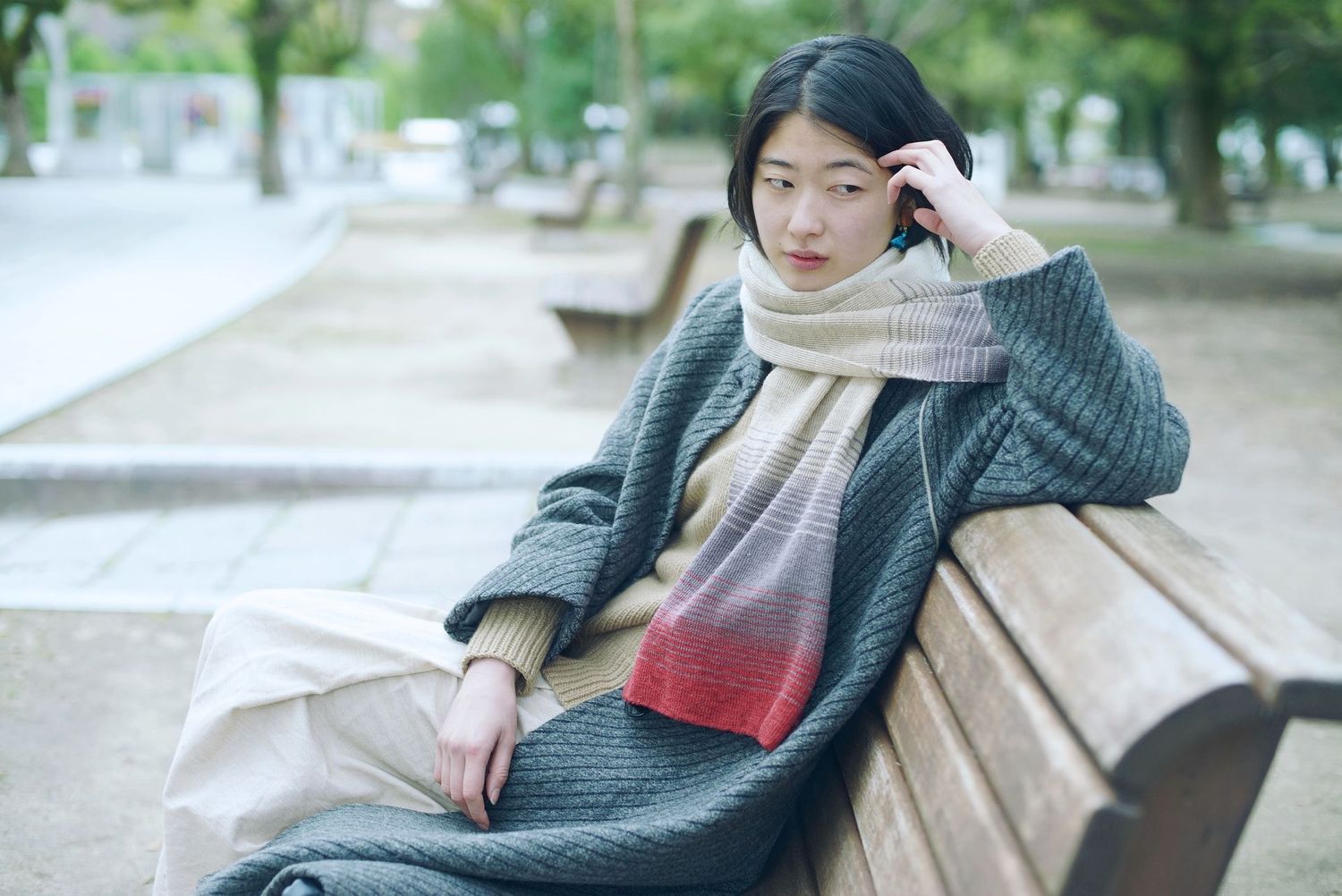 ALPACA SHADOW SCARF