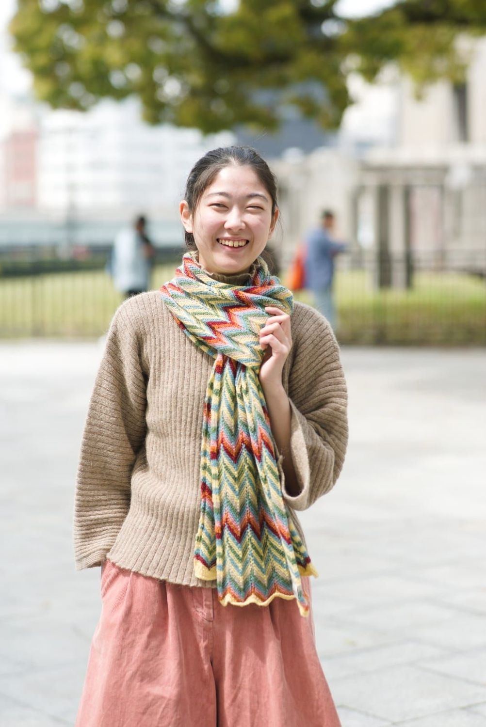 HIROSHIMA PEACE SCARF by British Alpaca Fashion