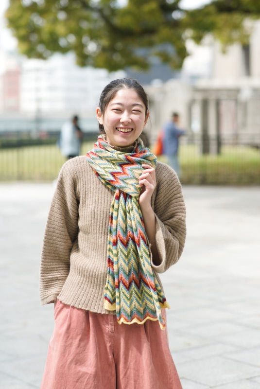 HIROSHIMA PEACE SCARF by British Alpaca Fashion