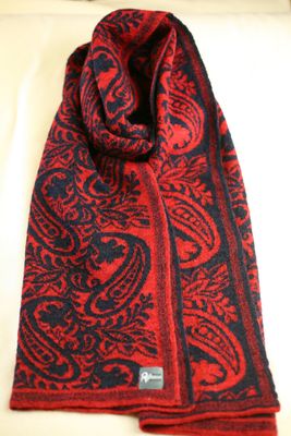 ALPACA PAISLEY KNITTED SHAWL