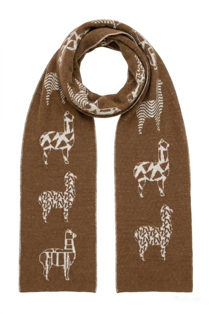 ALPACA  STYLISED SCARF
