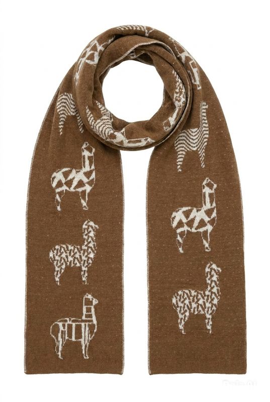 ALPACA  STYLISED SCARF