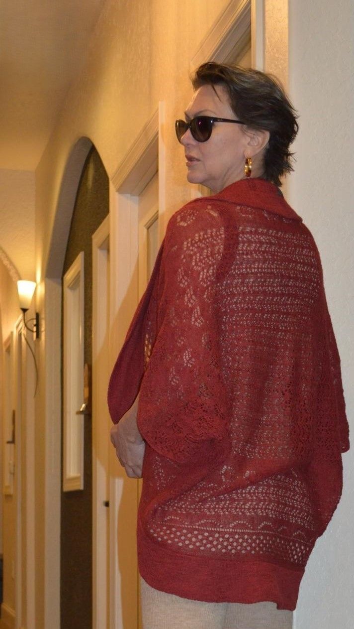 ALPACA SHETLAND LACE  WRAP