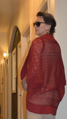ALPACA SHETLAND LACE  WRAP
