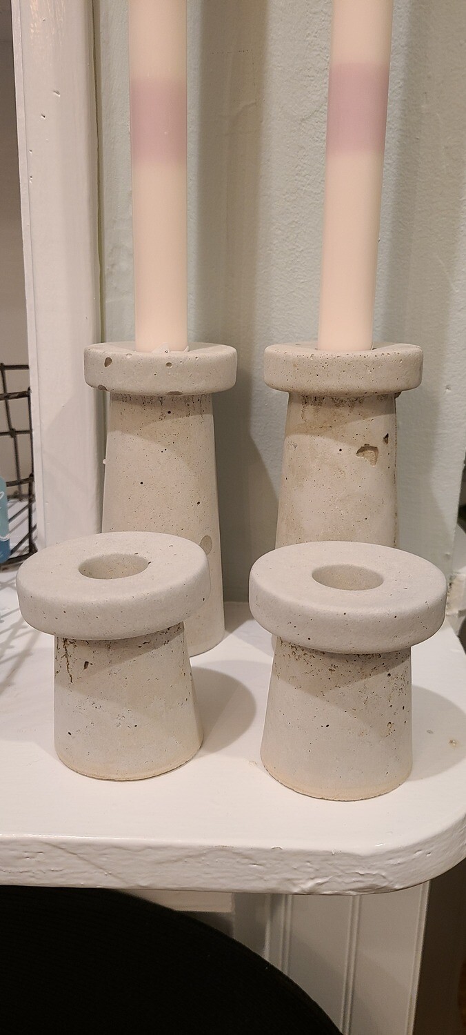Small Concrete Candle Holder