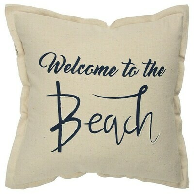 Welcome to the Beach Pillow