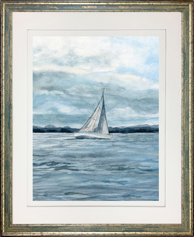 After The Storm Sailboat Wall Art