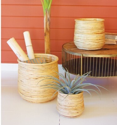 Woven Willow Planters