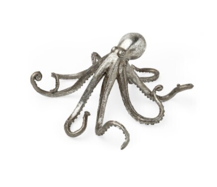 Silver Resin Octopus