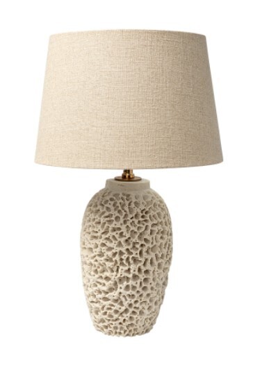 Beige Coral Lamp