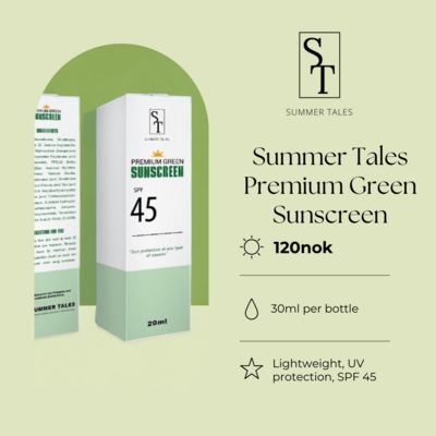 SUMMER TALES | Premium Green Sunscreen 30ml