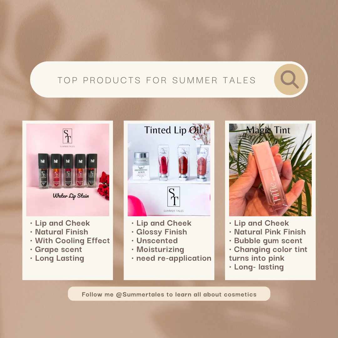 LIP TINT COMBO FOR 100kr | SUMMER TALES