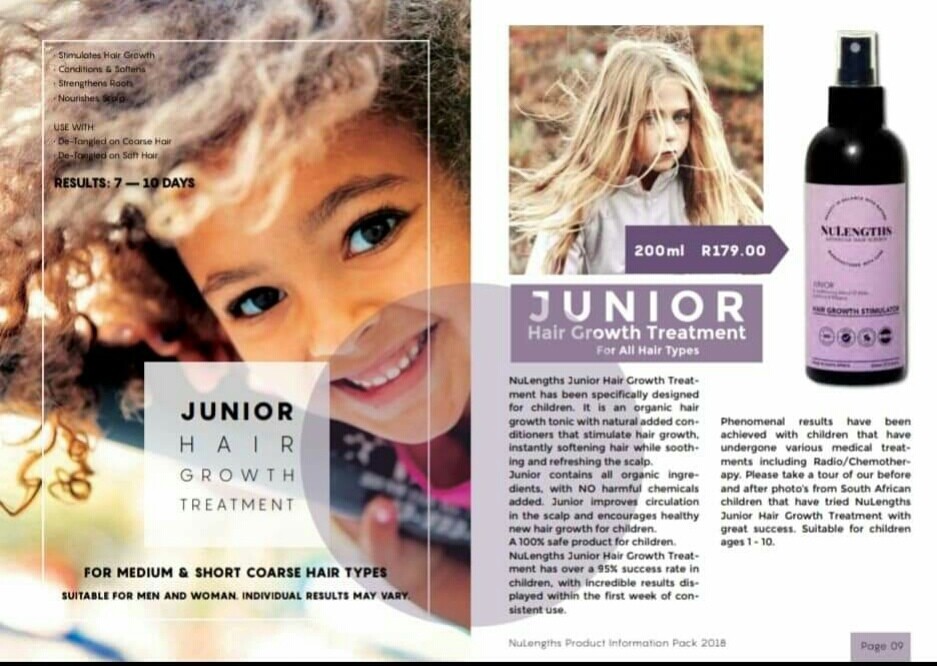 JUNIOR HAIR GROWTH TREATMENT