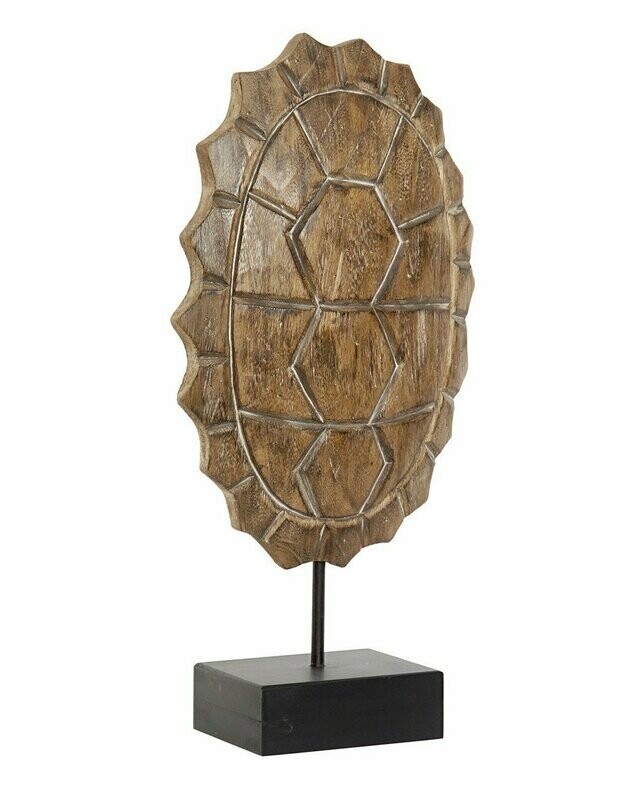 Caparazón de tortuga de madera