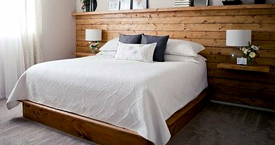 Cabecero de cama con mesillas 002