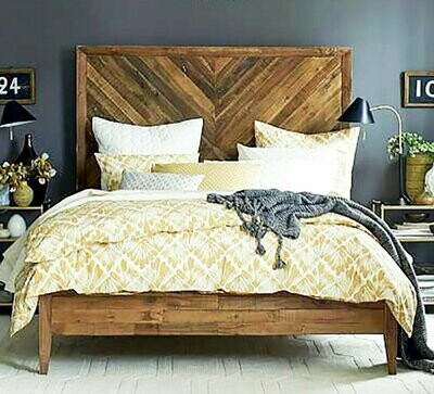 Cabecero de cama de madera 003