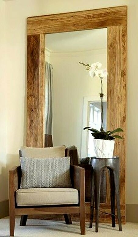 Espejo marco de madera 003