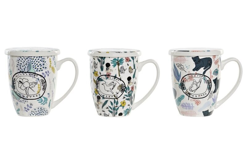 Tazas de té de porcelana