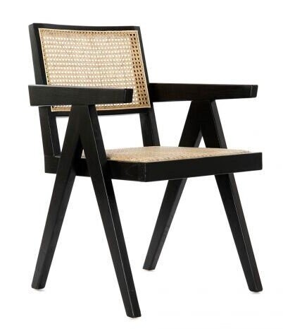 Silla de olmo y ratán 011