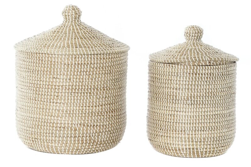Set 2 de cesta de fibra 001