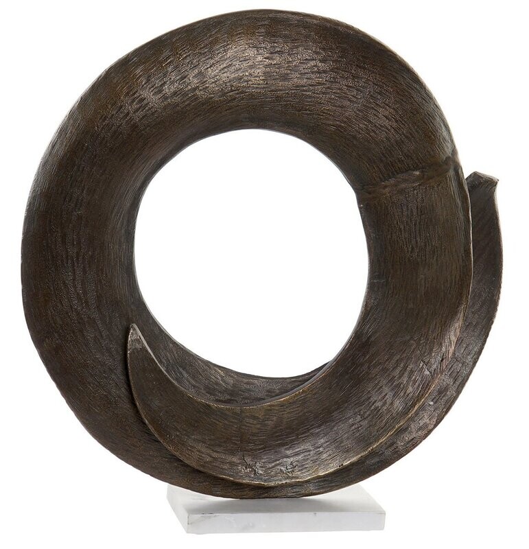 Adorno circulo de metal
