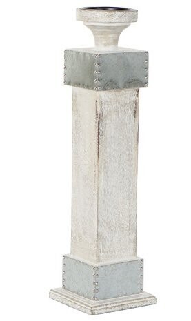Portavelas de madera mango