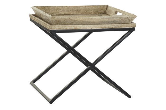 Mesa de auxiliar de madera 013