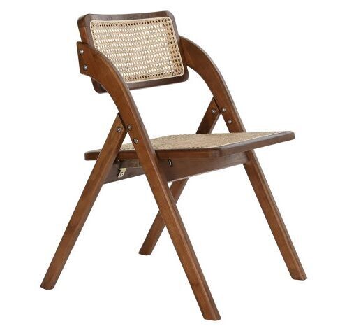 Silla de olmo y ratán 015