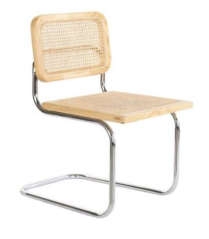 Silla de olmo y ratán 037