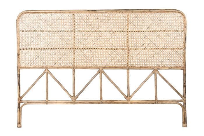 Cabecero de cama bambu y ratan 004