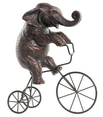 Elefante en bicicleta