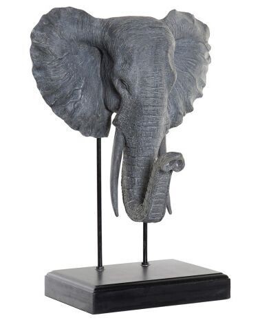 Cabeza de Elefante gris