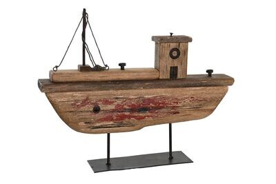 Barco de madera envejecido