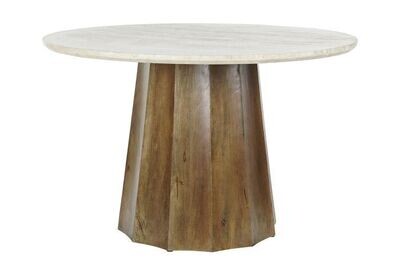 Mesa de comedor de marmol y madera 013