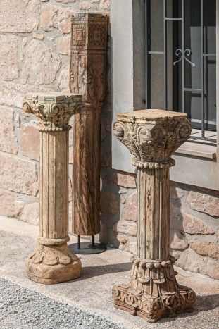 Columnas de madera