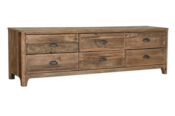 Mueble para tv  de pino reciclada  006