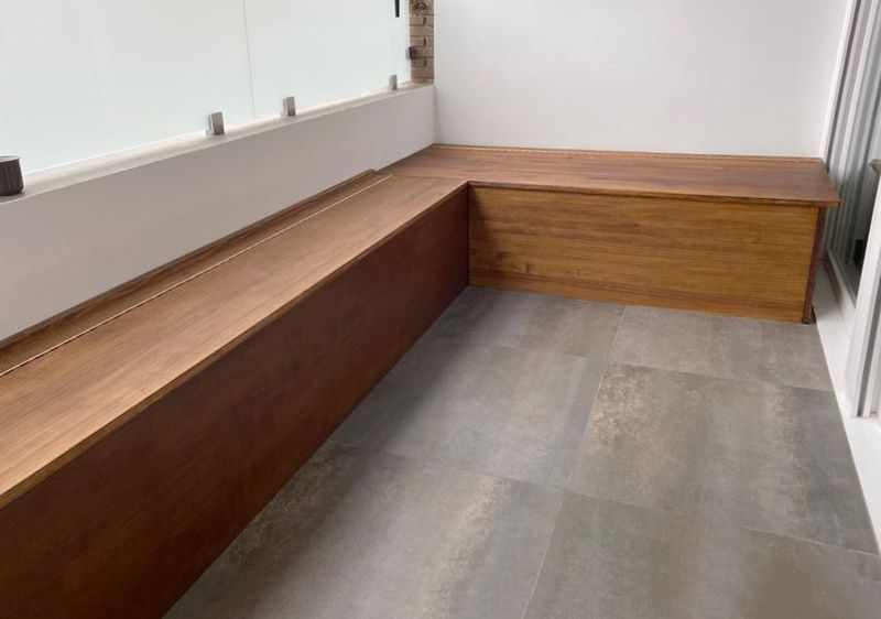 Banco de madera para exterior 017