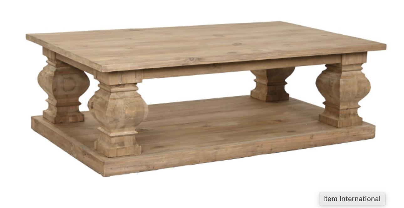 Mesa de centro de abeto 002