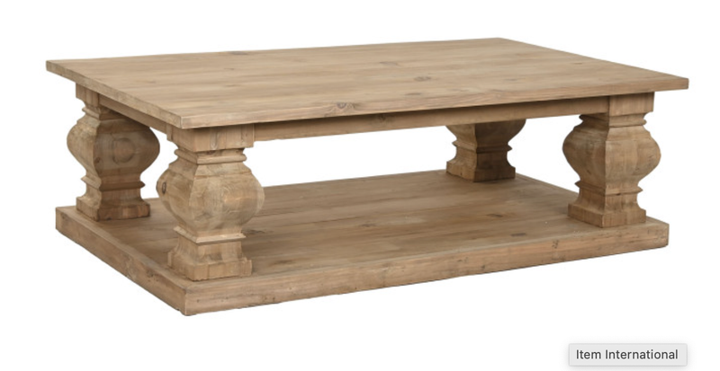 Mesa de centro de abeto 002